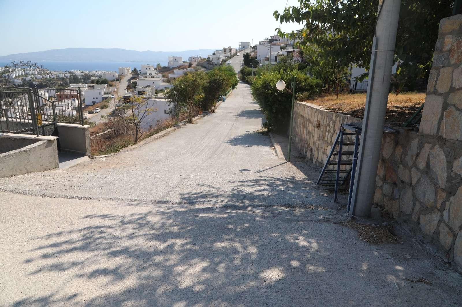 AKYARLAR NEIGHBORHOOD TOP TEPESİ STREET CONCRETE ROAD WORKS COMPLETED