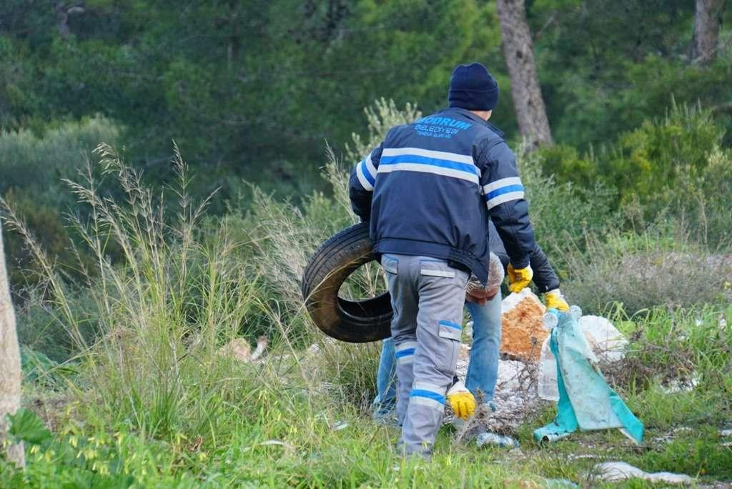 CLEANED FORESTED AREAS FROM ILLEGAL WASTE