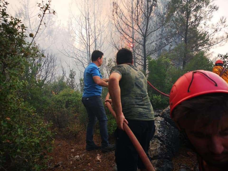 MUNICIPAL TEAMS INTERVENE IN MUMCULAR REGION FIRE