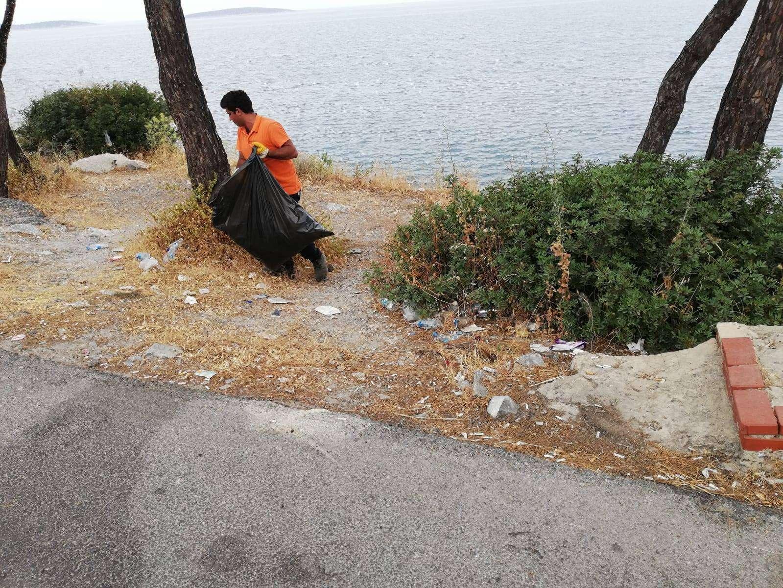 CLEANING WORKS ON BODRUM-AIRPORT ROAD ROUTE