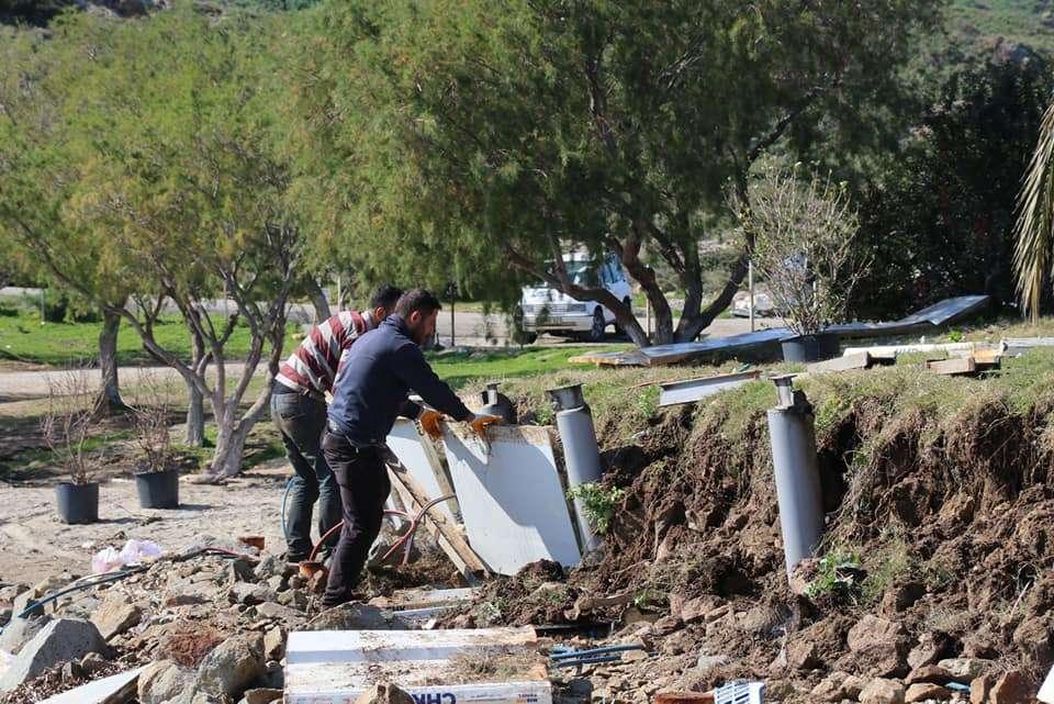 ILLEGAL STRUCTURES REMOVED FROM THE KÜDÜR PENINSULA