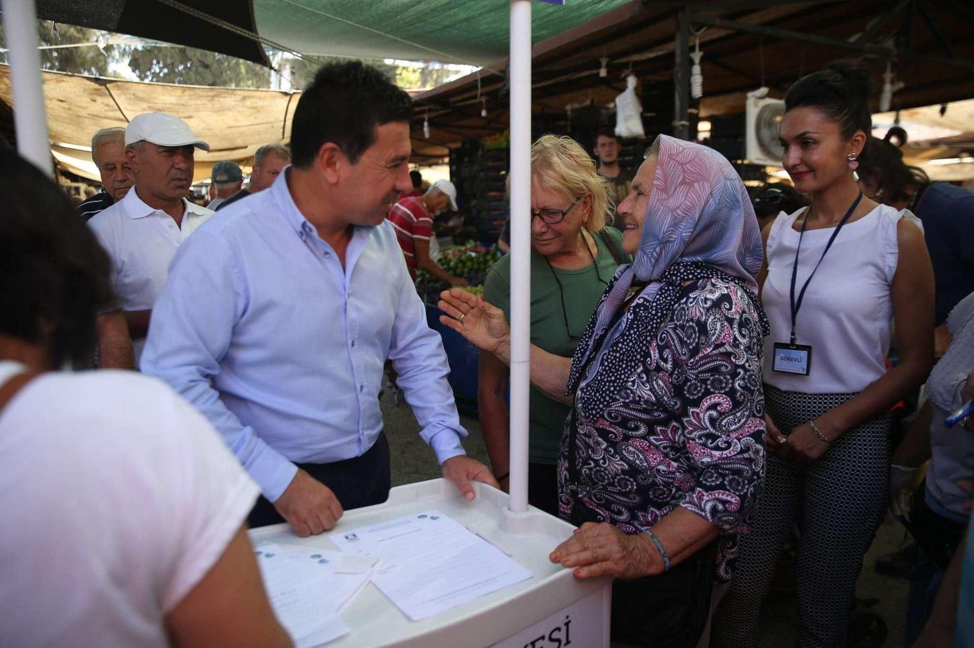 MEETING WITH SHOPKEEPERS & CITIZENS IN TURGUTREIS NEIGHBORHOOD WITHIN THE -WE COME TO YOU- PROJECT