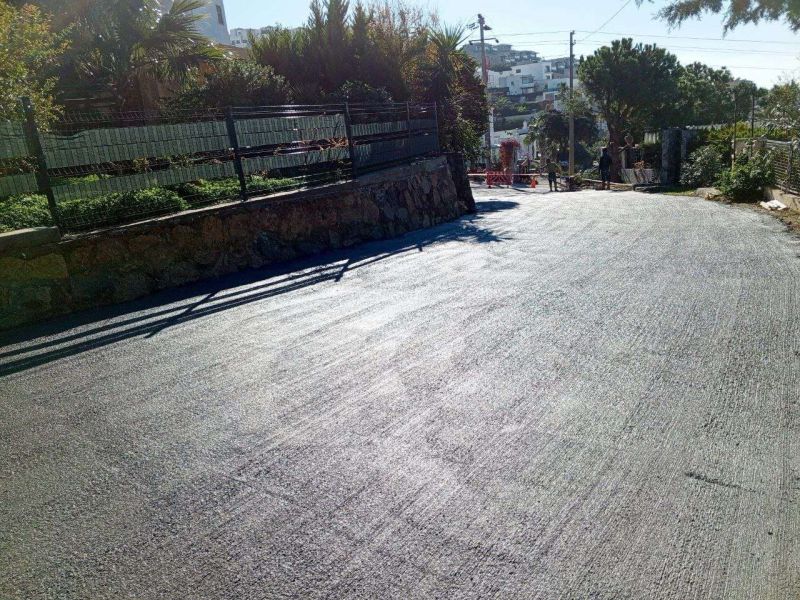 CONCRETE ROAD WORKS ON HANIMELI STREET IN KOYUNBABA NEIGHBORHOOD COMPLETED