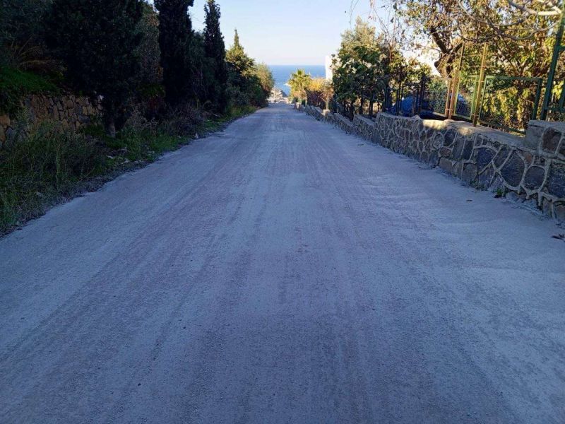 CONCRETE ROAD PAVING COMPLETED ON ISTIKLAL AVENUE IN KOYUNBABA NEIGHBORHOOD