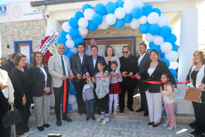 Bodrum Municipality Opens Private Bodrum Lale-Süreyya Turgut Kindergarten