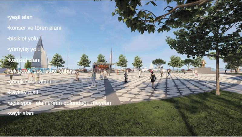 TURGUTREIS SHALL HAVE A MARVELLOUS LIVING SPACE OF 34,500 SQUARE METERS