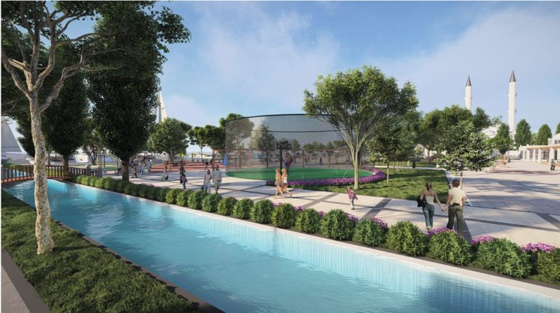 TURGUTREIS SHALL HAVE A MARVELLOUS LIVING SPACE OF 34,500 SQUARE METERS
