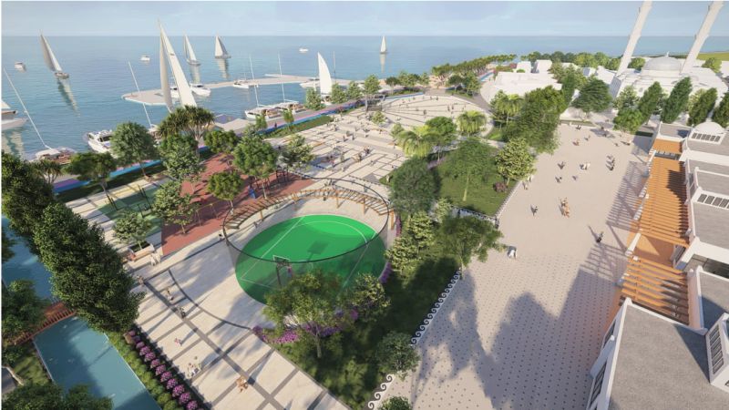 TURGUTREIS SHALL HAVE A MARVELLOUS LIVING SPACE OF 34,500 SQUARE METERS