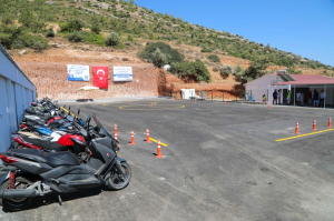 MOTORCYCLE TRAINING & EXAM AREA IS SET TO OPEN