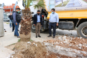 THE UNDERGROUND GARBAGE CONTAINER SYSTEM STARTED FOR THE USAGE