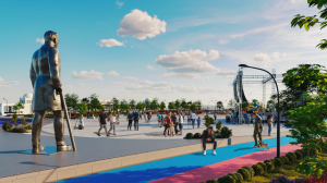 TURGUTREIS SHALL HAVE A MARVELLOUS LIVING SPACE OF 34,500 SQUARE METERS