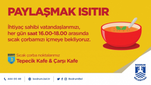 THE PEOPLE OF BODRUM SUPPORTED DURING THE PANDEMIC WITH THE 