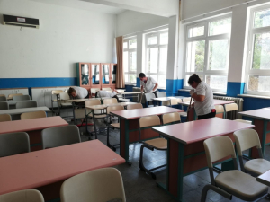 DISINFECTION WORK IN SCHOOLS STARTED