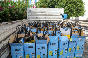 SCHOOLS PROVIDED WITH RECHARGEABLE DISINFECTANT DEVICES