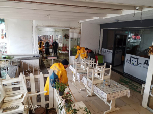ALL RESOURCES TO COMBAT WATER FLOODS MOBILIZED