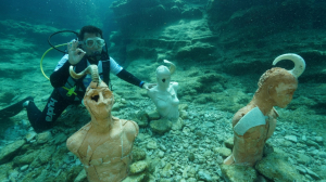 BLUE EXILE ART PROJECT UNDERWATER EXHIBITION OPENED