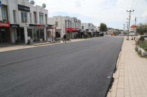 ASPHALT WORKS COMPLETED ON KAVAKLI SARNIÇ STREET IN KONACIK