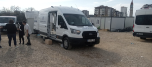 WE BROUGHT MOBILE HAIRDRESSING SERVICE TO MALATYA, LOCATED IN THE DISASTER REGION