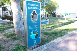 BODRUM MUNICIPALITY IS INSTALLING NEXT-GENERATION WATER FOUNTAINS IN BODRUM PARKS