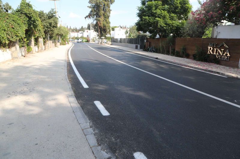 ŞEHİT POLİS ERCAN YANGÖZ STREET ASPHALT WORKS COMPLETED