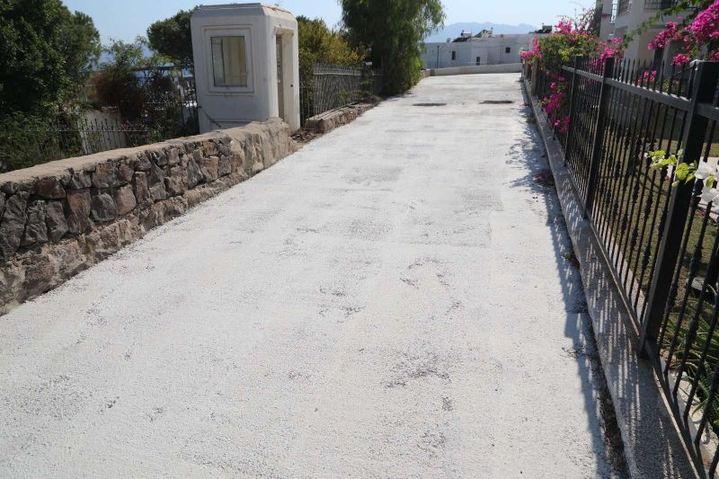 AKYARLAR NEIGHBORHOOD 4339 STREET CONCRETE ROAD WORKS COMPLETED