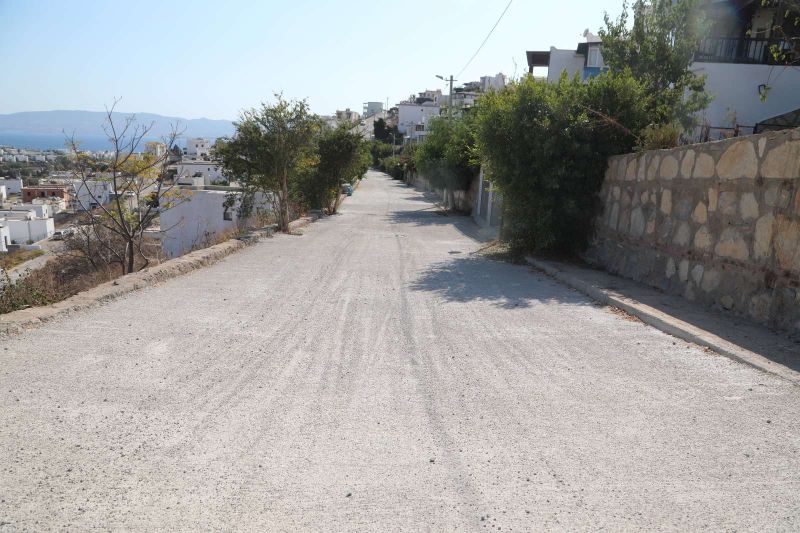 AKYARLAR NEIGHBORHOOD TOP TEPESİ STREET CONCRETE ROAD WORKS COMPLETED