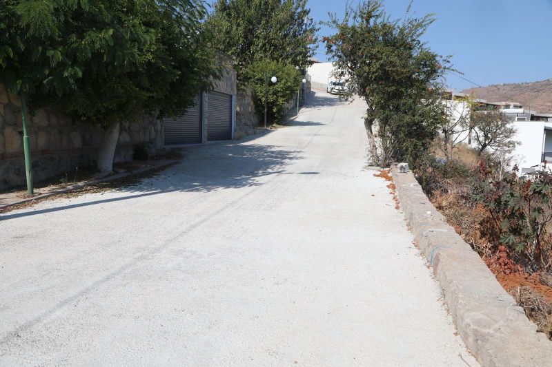 AKYARLAR NEIGHBORHOOD TOP TEPESİ STREET CONCRETE ROAD WORKS COMPLETED