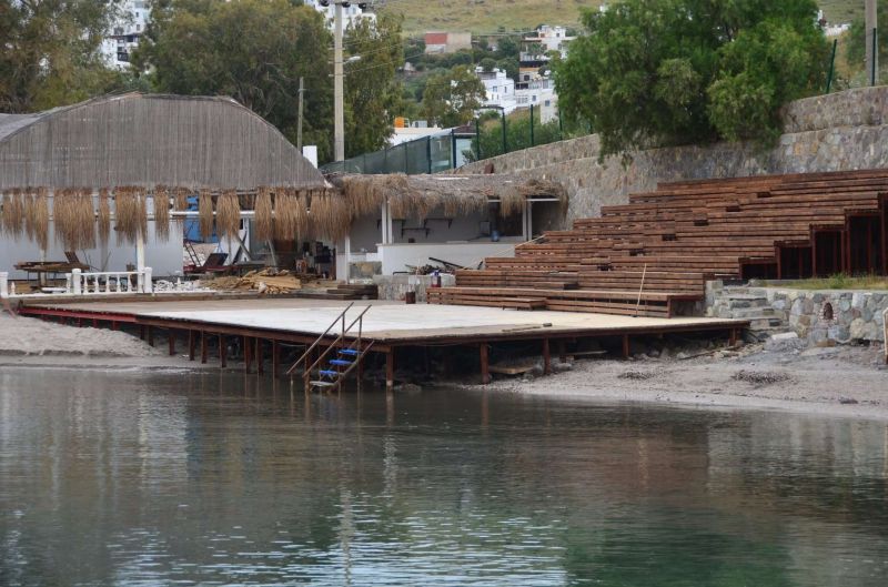 DEMOLITION OF ILLEGAL DOCKS IN AKYARLAR NEIGHBORHOOD AKÇABÜK REGION
