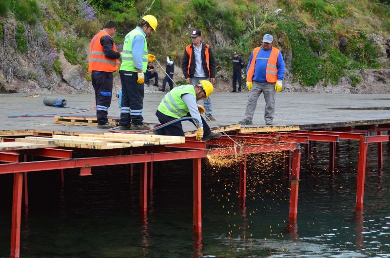 DEMOLITION OF ILLEGAL DOCKS IN AKYARLAR NEIGHBORHOOD AKÇABÜK REGION
