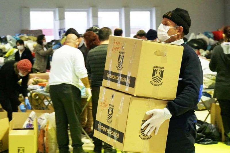 SUPPLIES FOR CITIZENS AFFECTED BY THE EARTHQUAKE IN ELAZIĞ COLLECTED