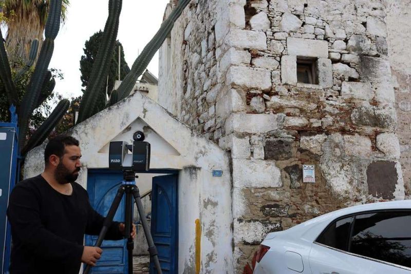 THE DOCUMENTATION WORKS WITH 3D LASER SCANNING COMPLETED