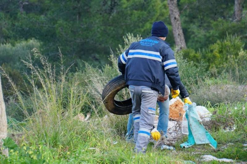 CLEANED FORESTED AREAS FROM ILLEGAL WASTE