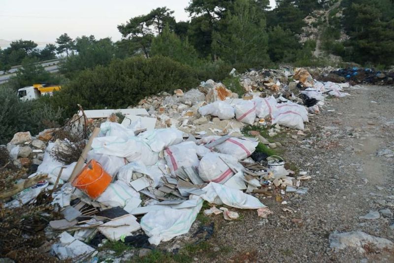 CLEANED FORESTED AREAS FROM ILLEGAL WASTE