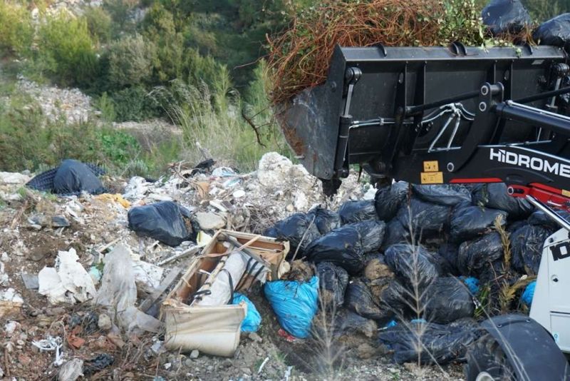 CLEANED FORESTED AREAS FROM ILLEGAL WASTE