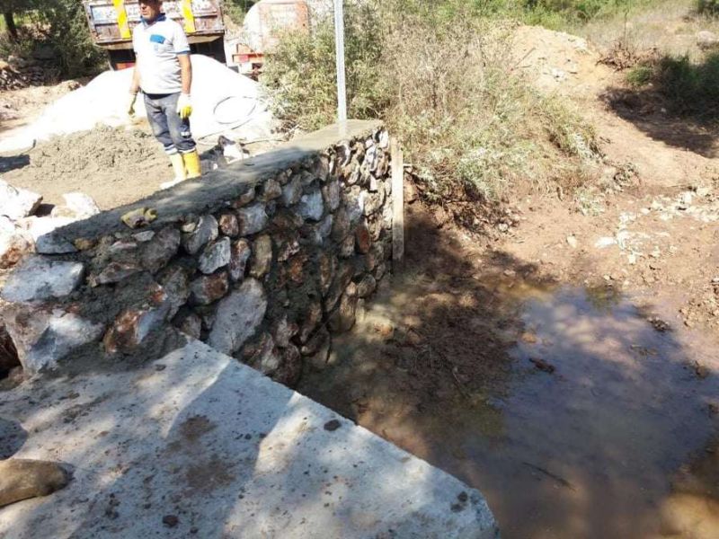CULVERTS INSTALLED IN STREAM CROSSINGS IN ÇÖMLEKÇİ NEIGHBORHOOD