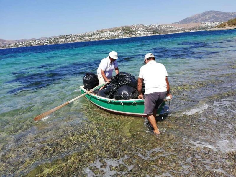 INTERNATIONAL COASTAL CLEAN-UP EVENT HELD IN BODRUM COVES