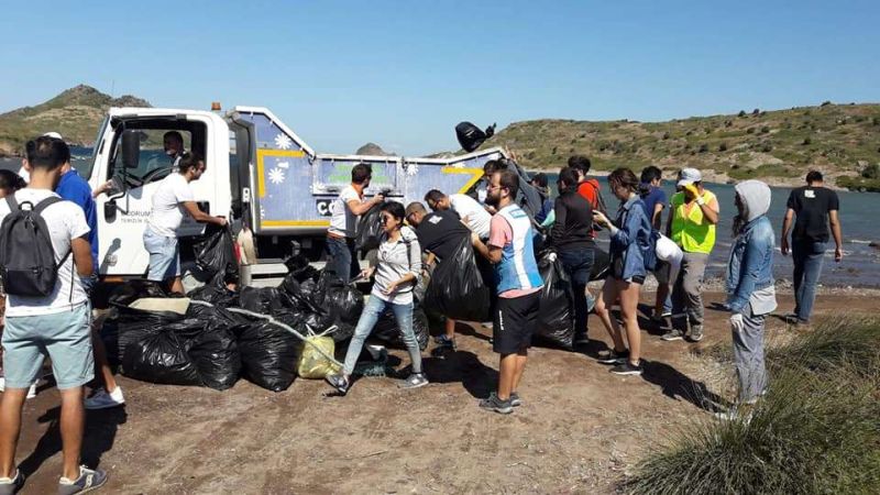 INTERNATIONAL COASTAL CLEAN-UP EVENT HELD IN BODRUM COVES