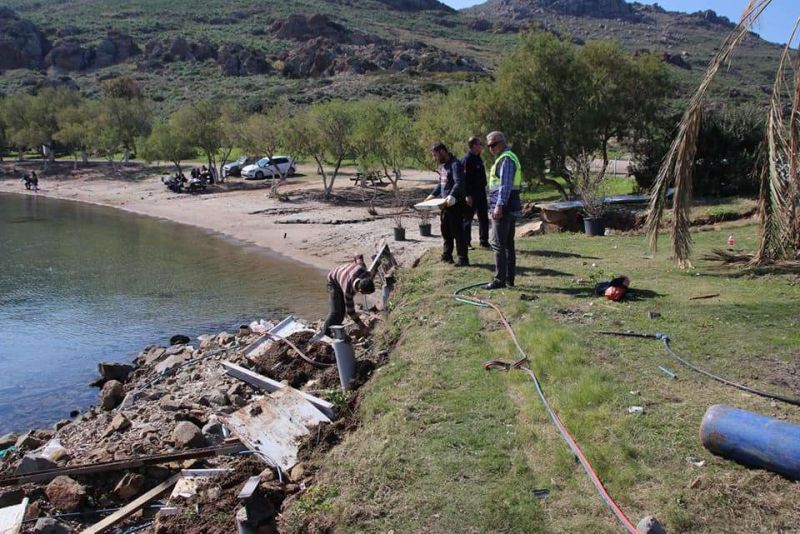 ILLEGAL STRUCTURES REMOVED FROM THE KÜDÜR PENINSULA