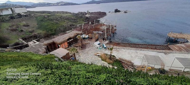 DEMOLITION OF AN ILLEGAL PIER IN GÖKÇEBEL NEIGHBORHOOD