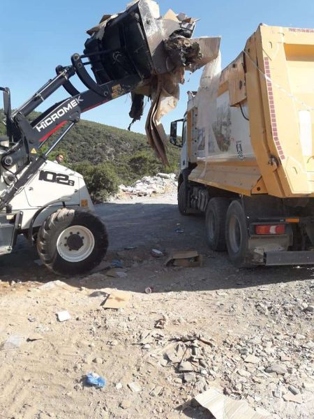 CLEAN-UP IN THE FORESTED AREA OF MAZI NEIGHBORHOOD