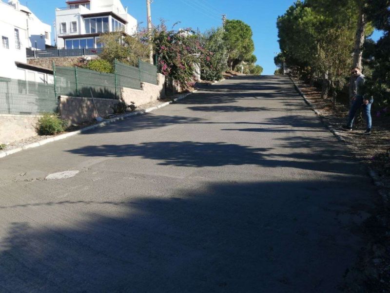 KOYUNBABA NEIGHBORHOOD, ÇİĞDEM STREET: CONCRETE ROAD WORK COMPLETED