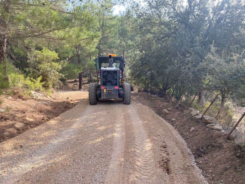 ÇAMLIK NEIGHBORHOOD, ERMENE AREA: STABILIZED ROAD WORK COMPLETED