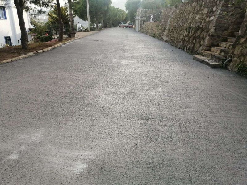 CONCRETE ROAD WORKS ON ŞEBBOY STREET IN KOYUNBABA NEIGHBORHOOD COMPLETED