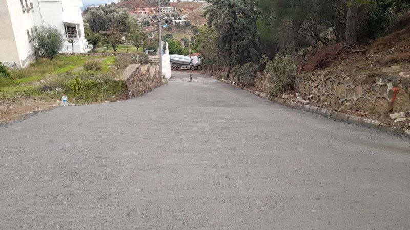 CONCRETE ROAD WORKS ON ŞEBBOY STREET IN KOYUNBABA NEIGHBORHOOD COMPLETED
